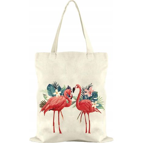 Sac de courses réutilisable en tissu écologique 40x35 cm (1/2)