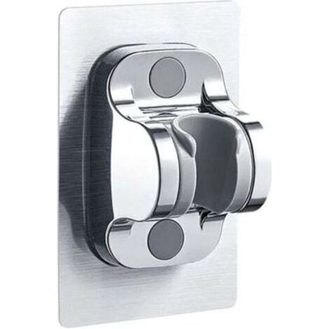 Support pour Pommeau de Douche Angle Réglable 12 cm Panneau Surdimensionné Adhésif Nano Fort 4 Points Compatible Maison (1/4)