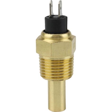 Für Motorwassertemperatursensor, Öltemperatursensor 1/2NPT 21mm Gewinde für Stromaggregate, Gold (1/5)