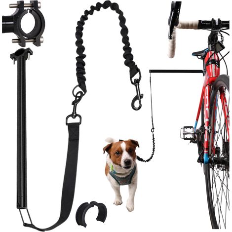 Fahrradleine für Hunde, Verlängerungsarm, Fahrradlenker für Spaziergänge mit Stoßdämpfer