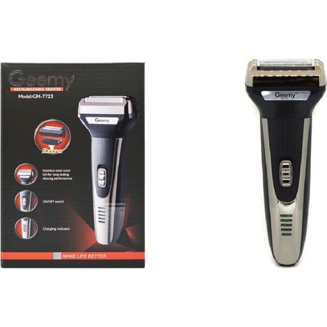 Trade Shop - Rasoio Elettrico Regolabarba Rasatura Viso Rifinitore Batteria Senza Fili Gm7723 - (1/5)