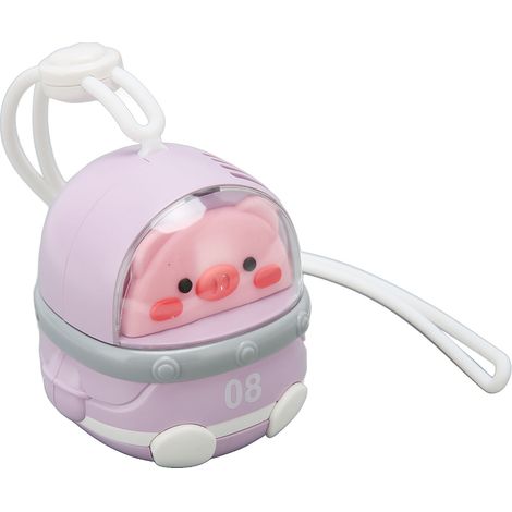 Ventilateur de cou rechargeable à 3 niveaux de puissance, sans pales, portable, USB, mini, avec cordon, idéal pour les voyages et les activités de plein air. (1/5)
