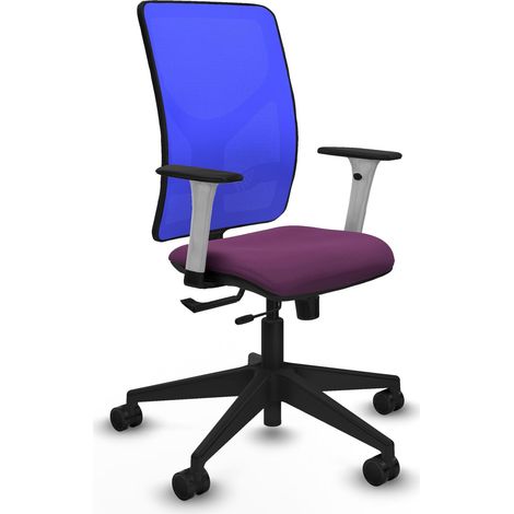 Chaise de bureau piqueras y crespo Motilla blanc support lombaire ajustable (1/2)