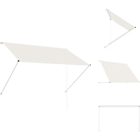 Markisen - Living Einziehbare Markise 200×150 cm Creme (1/5)