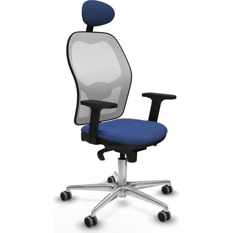 Piqueras-y-crespo Chaise Ergonomique Bleu Marine Bureau (1/3)