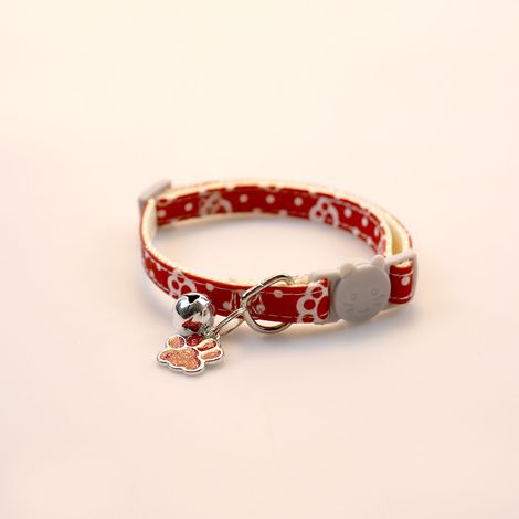 Filiyano-Collier pour animaux de compagnie 2025, motif empreinte de patte, point vague, collier pour chat, montre mignonne, collier réglable pour (1/5)