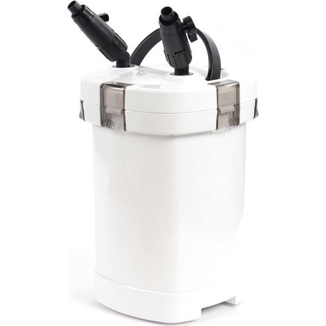 SunSun HW-504A Filtro externo para acuarios 800 L/h 15 W filtro de 4 etapas con material filtrante medios filtrantes bomba de filtración