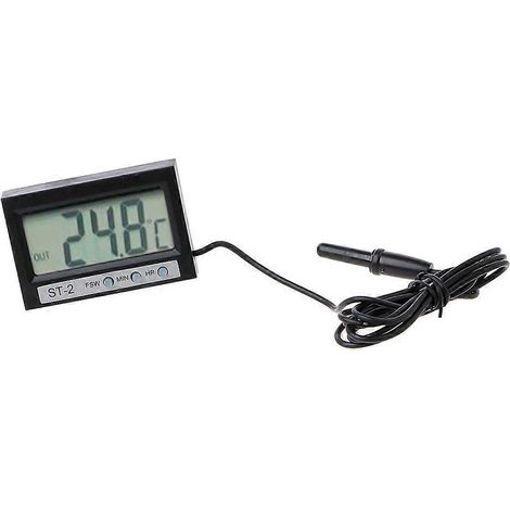 Aquarium-Thermometer mit Temperatursensor und Saugnapf