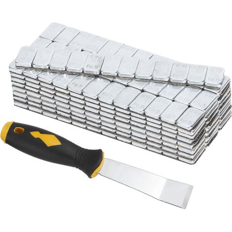 Wheel Weight Balancing, Adhesive Metal Wheel Hub Balancing Blocks, Tire Weight Balancing, 5g/0.18oz x 25 Self-Adhesive Strips, High-Quality Blue Tape, Stick-On (1/5)