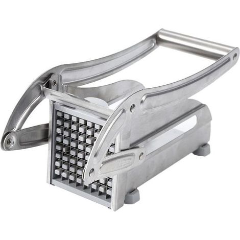 Coupe-pommes de terre manuel en acier inoxydable, trancheur de frites, Machine à découper la viande, outils de cuisine (1/5)