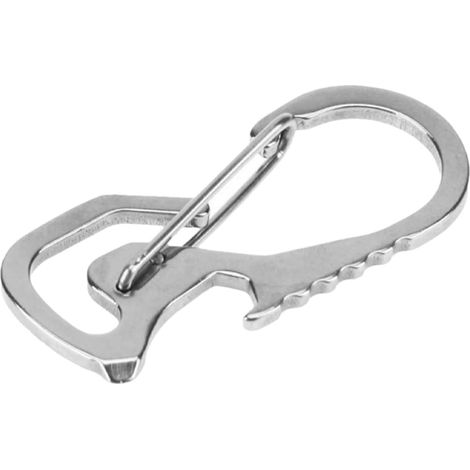 Mousquetons robustes Boucle d'escalade robuste avec décapsuleur et clip caribéen pour l'escalade, l'alpinisme, les hamacs, le camping et les équipem (1/5)