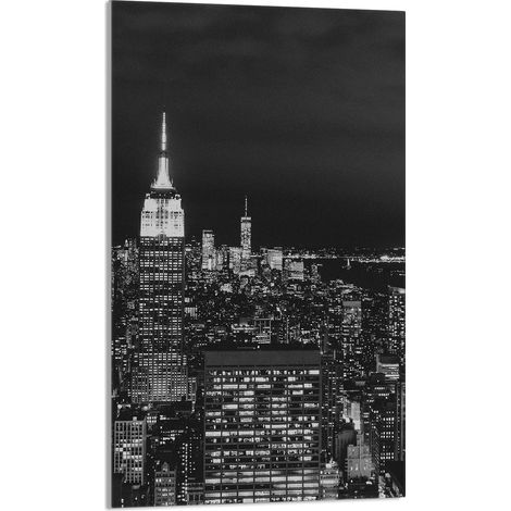 Schneidebrett aus Glas 30x52 City (1/5)