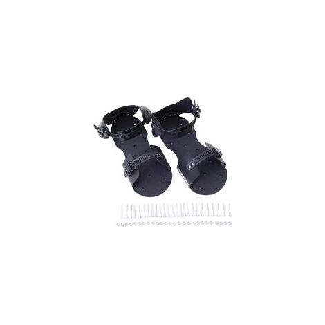 Outil d'aération de jardin de patio avec pointes Chaussures à pointes haute performance Semelle d'aérateur de pelouse pour l'installation, Clou 3.6 Cm