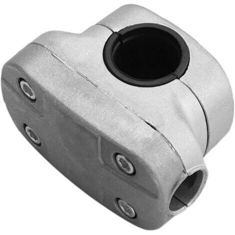 26-mm-Griffhalterung, universell einsetzbar, aus robustem Aluminium, ideal als Ersatzteil für Rasenmäher, 26-mm-Griffhalterung für Rasentrimmer-Schlauchschelle (1/4)