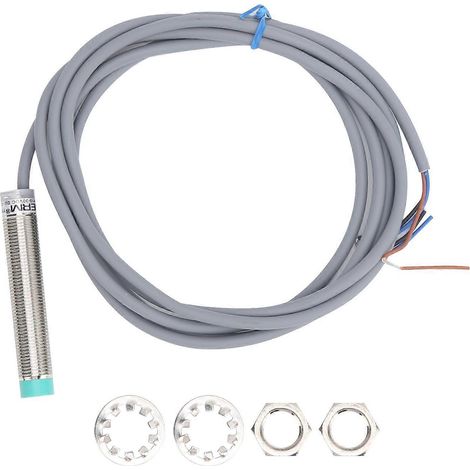Capteur de proximité BERM, cylindrique, 3 fils, PNP, normalement fermé, 10–30 V CC (1/4)