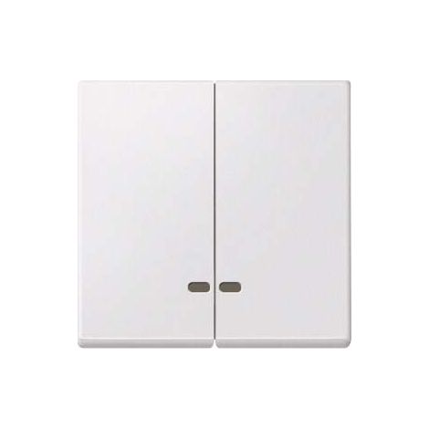 MERTEN MEG3420-0419 À BASCULE DOUBLE AVEC FENÊTRE DE CONTRÔLE, BLANC POLAIRE, SYSTEM M