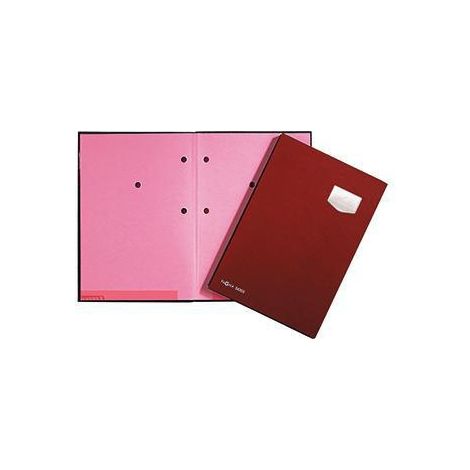 PAGNA Unterschriftenmappe de Luxe 24102-01 DIN A4 10Fächer Pappe rt (1/3)