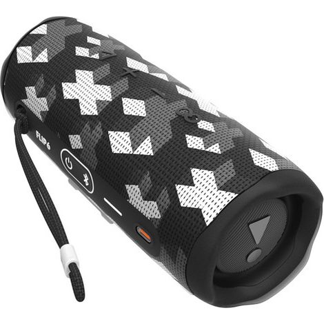 Altoparlante portatile JBL Flip 6, bianco e nero, 30W (1/5)