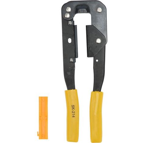 Pince à Crimper pour Câbles Plats SK-214 avec Porte‑Matrice en ABS et Filière Adaptable (1/5)