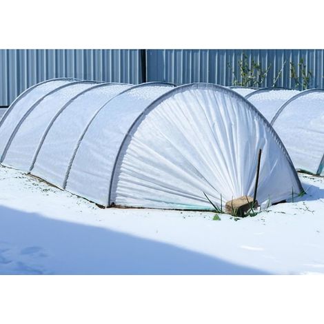 Toile de protection pour plantes 2 x 10 mètres, tissu non tissé antigel, protection hivernale pour les plantes de jardin, convient aux légumes et aux fleurs