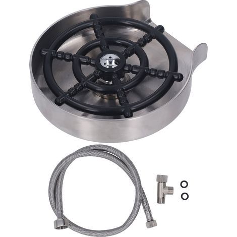 Lave-verre professionnel pour évier, rinçeur haute pression automatique en acier inoxydable, lave-tasses de bar, filetage EU 3/8 diamètre 16 mm (1/5)