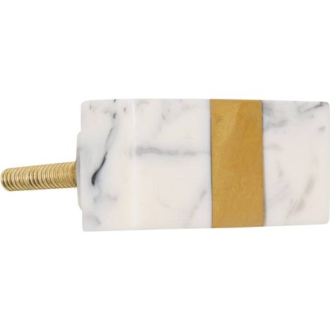 Set di 2 pomelli per mobili effetto marmo rosa - Atmosphera créateur d'intérieur