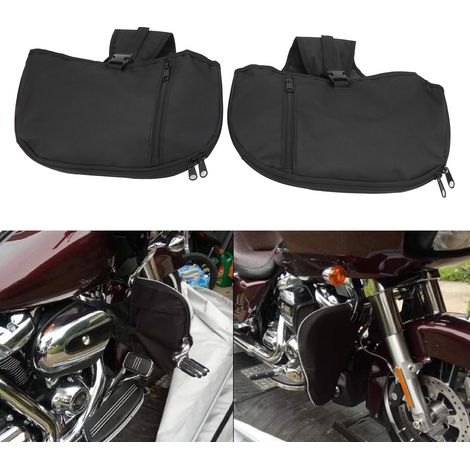 Accessoires moto, protection moteur, protège-jambes, housse coupe-vent et anti-poussière, modèles Harley Touring Trike Road King Street Glide 1980-2020