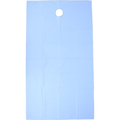 Lot Bleu - Drap de Table de Massage SPA Salon de Beauté avec Trou Respiratoire pour Visage, Couverture de Lit Douce et Confortable (1/5)