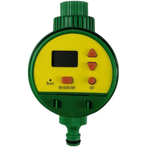 Programmateur Arrosage Automatique, Minuterie d'Irrigation avec Écran LCD en ABS, Contrôleur de Système d'Arrosage Intelligent pour Arroseur de Gazon, Serre et Plus