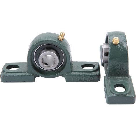 paliers à semelle UCP202, roulements à billes montés sur palier moulé, diamètre extérieur 40 mm, diamètre intérieur 15 mm