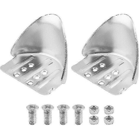 Kits de remplacement de supports de talon pour échasses de plaques de plâtre, kit de remplacement de support de talon d'échasses, pièce métallique réglable compatible avec la peinture - Yvan (1/5)