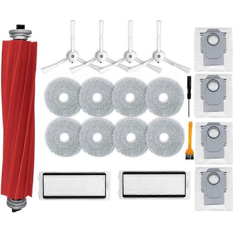 Filtre pour aspirateur brosse pour aspirateur Filtre de brosse pour aspirateur filtre de 21PCS Q / P10 A7400RR Robot Aspirateur Accessoires Main Side Brosses Sac à poussière Serpillière HEPA Filtre (1/5)
