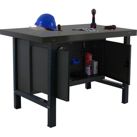 Simonrack Simonwork BT6 Gartenarbeitsplatte Anthrazit Robust