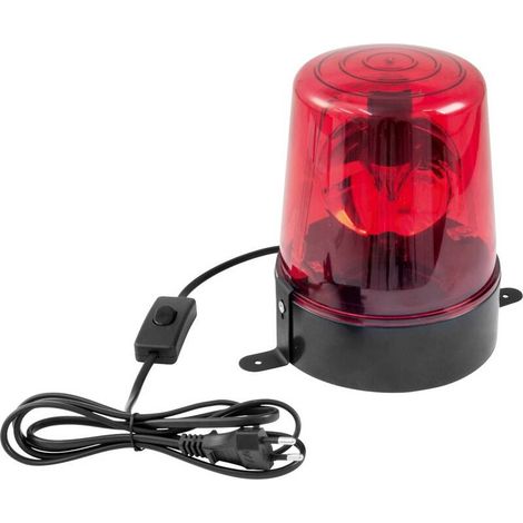 [GEBRAUCHT] B-Ware Eurolite Polizeilicht LED Rundumleuchte Rot 1 Leuchtmittel E14 145x200x180mm (1/2)