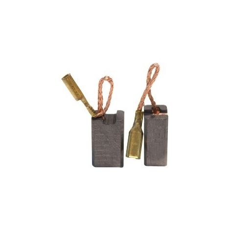 Juego de 2 carbones adaptables para Ryobi. Dimensiones: 6 x 8 x 13 mm.