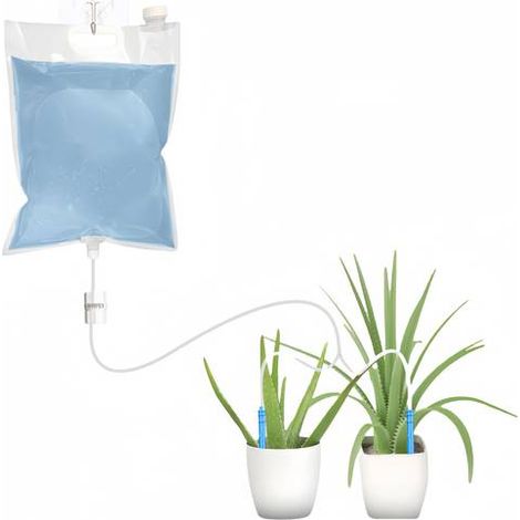 Sac Arrosage 3L - Irrigation Goutte à Goutte, Valve Réglable, Plantes Pots et Patio, Arrosage Automatique (1/5)