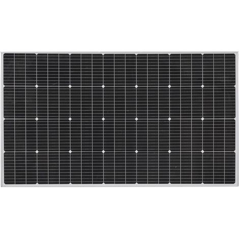 Panneau Solaire Monocristallin 200W, 23% Haute Efficacité, Cadre Aluminium, IP65, Sortie MC4 Stable, pour Caravane Bateau Camping-Car Toit Plat Hors-Réseau (1/5)