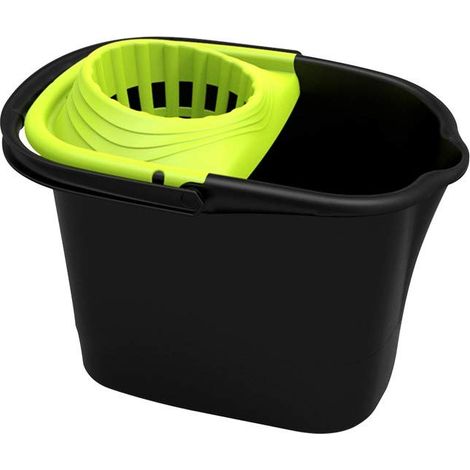 Seau pour serpillère avec égouttoir Rectangulaire 16 l