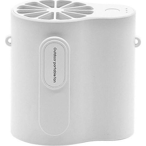 Tragbarer Clip-Ventilator, Hüftventilator, weißer Outdoor-Unterwäscheventilator (1/5)