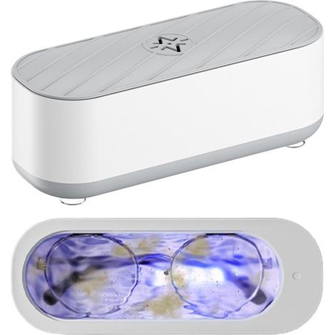 Brillenreiniger  Ultraschall-Schmuckreiniger mit 45 kHz Hochfrequenzvibration  für Spielzeug, Ohrringe, Bürsten, Brillen, Kosmetik und Uhren (1/5)
