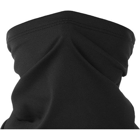 Ensemble de protection de cou, manchon et écharpe de cou noirs pour cyclisme et sports de plein air (1/5)