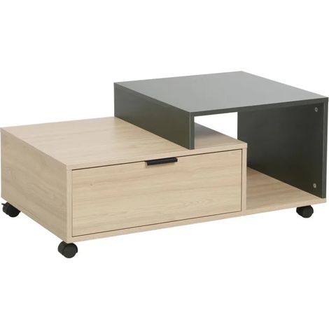 Tavolino aladin 90x50x40cm  nat-ve - sc