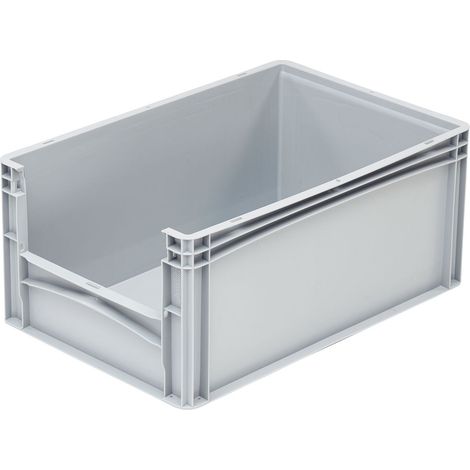 Contenitore di stoccaggio 600x400x270 con finestra di ispezione