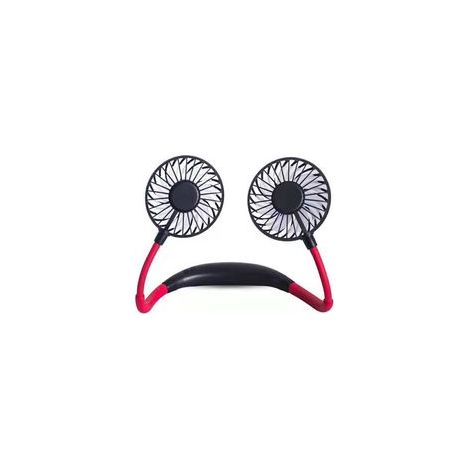 Ventilateur de cou, ventilateur portable tenu dans la main USB Mini ventilateur de cou de sport pers (1/5)