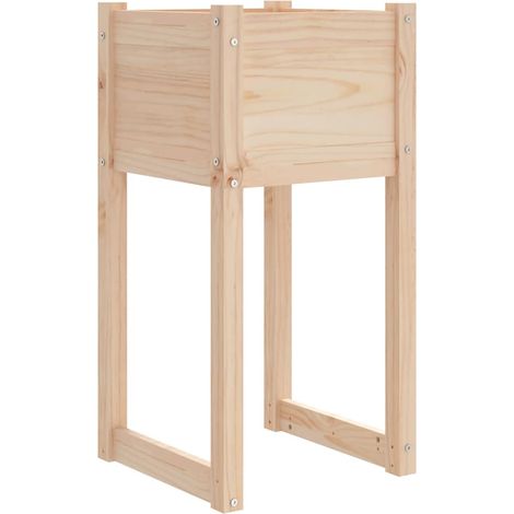 Fioriera 40x40x81 cm in Legno Massello di Pino vidaXL (1/5)