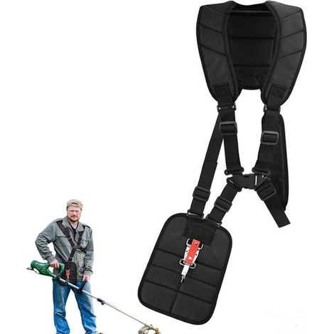 Tragegurt für Freischneider und Rasentrimmer Gepolsterter Schultergurt Stoßfestes Schulterpolster Schultergurte Nylon Gurtzubehör Verstellbare Gu (1/5)