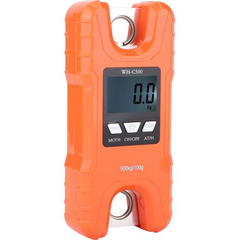 Balance numérique suspendue 500 kg, grue de poche LCD, pèse-charge portable pour ferme, marché, pêche. (1/4)
