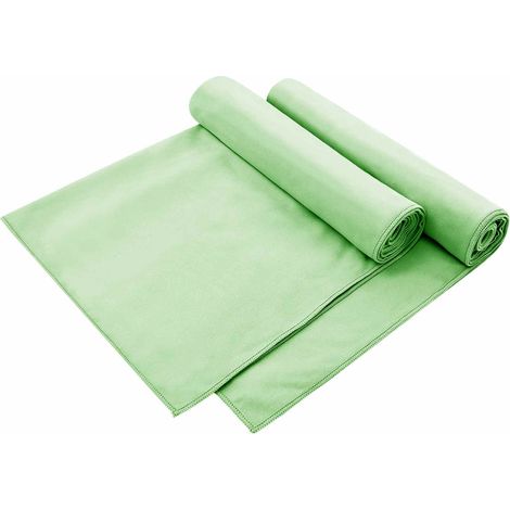Toallas para Sillas de Exterior 2 pcs Verde 130 x 60 cm vidaXL