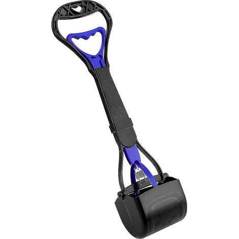 1 pelle à crottes bleue, ramasse-crotte pour chien, outil de nettoyage pour animaux. (1/5)