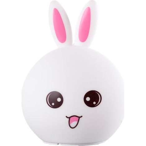 LED-Tisch-Nachtlampe für Kinder, dimmbar durch Klatschen, 5 VDC/USB, 6500 K [HO-CONEJO-WW-CW]